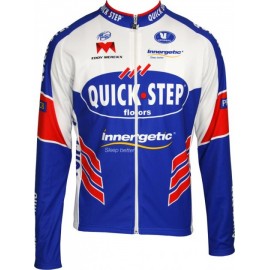 QUICKSTEP 2011 Vermarc Radsport-Profi-Team Winter Fleece Long Sleeve Jersey Jacket