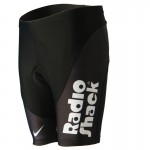 2011 RADIOSHACK BLACK CYCLING SHORTS- cycling shorts
