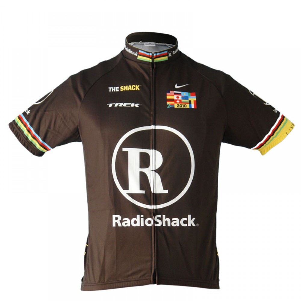 Radio Shack Black 28 Short Sleeve Jersey Champion Edition 