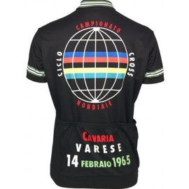 1965 World Championships Ciclo-Cross Retro Art Poster Classic Cycling  Short Sleeve Jersey
