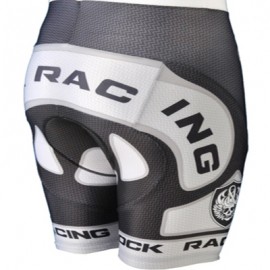 Team Rock Racing Cycling  Shorts  BLACK/WHITE