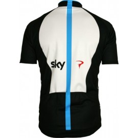 CUSTOM 2011 TEAM SKY CYCLING JERSEY WITH YOUR NAME AND NATIONAL FLAG