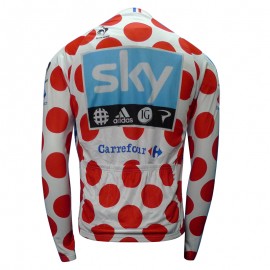 Team SKY Red Dots Winter Jacket Tour De France 2012