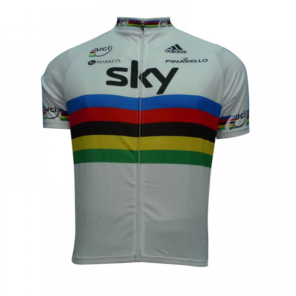 SKY 2012 UCI World Champion Cycling Jersey Short Sleeve