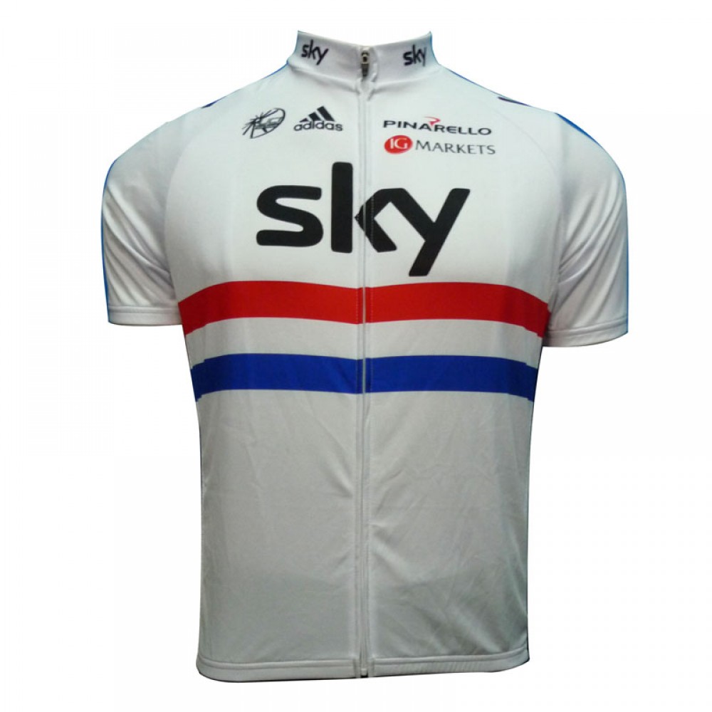 SKY 2012 UK Champion Cycling Jersey Short Sleeve