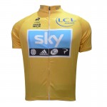 2012 SKY PARIS NICE YELLOW Cycling Jersey Short Sleeve