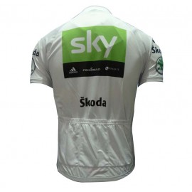 Team SKY White Jersey Short Sleeve Tour De France 2011