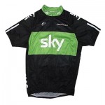 2010 Team SKY Short Sleeve Cycling Jersey  In Green