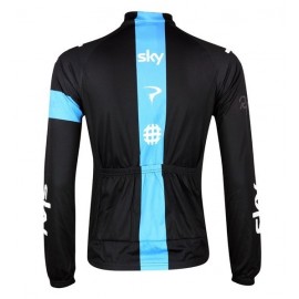 SKY Team 2013 Cycling Long Sleeve Jersey blue armband
