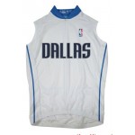 NBA Dallas Mavericks sleeveless white cycling jersey bike clothings vest