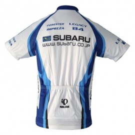 2009 Subaru Blue Short Sleeve Cycling Jersey