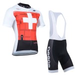 Team Assos 2014 Black White Red Cycling Short Sleeve Jersey+Bib Short Set
