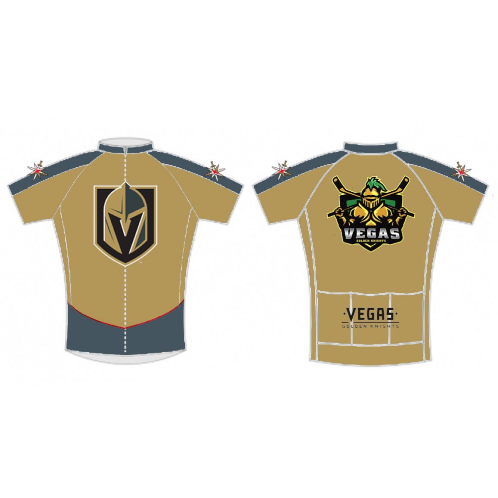 NHL Vegas Golden Knights Cycling Jersey Short Sleeve