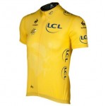 2013 Tour de France Short  Sleeve Cycling Jersey Yellow