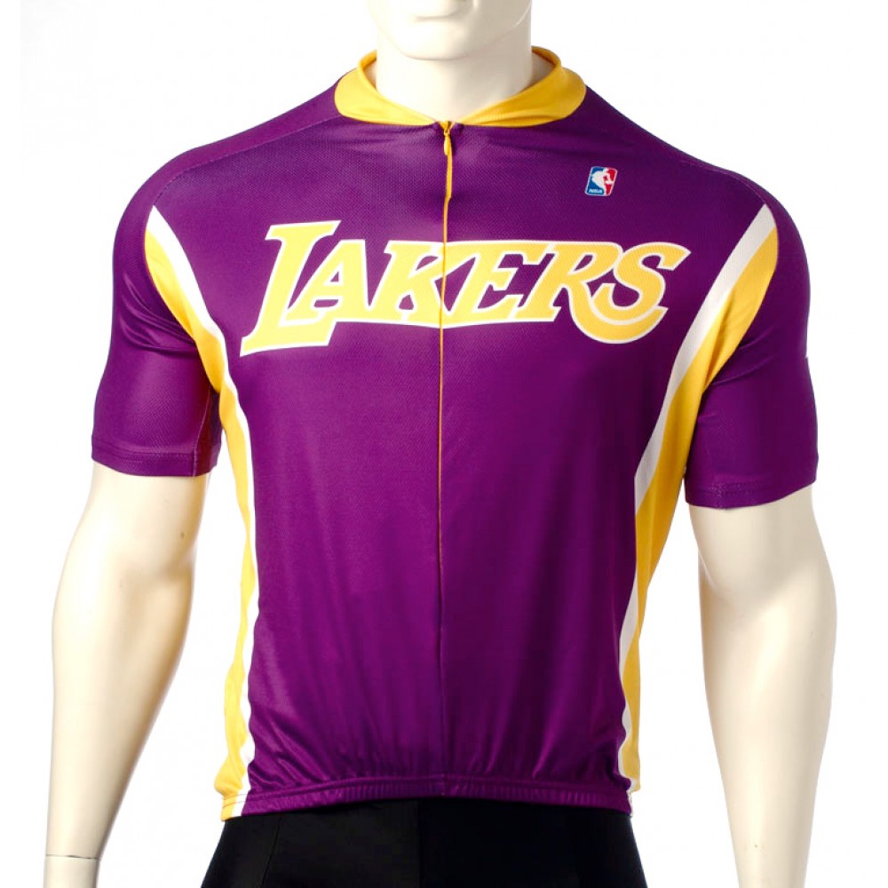 NBA Los Angeles Lakers Cycling Jersey Short Sleeve