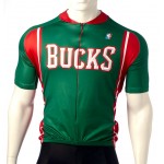 NBA Milwaukee Bucks Cycling Jersey Short Sleeve