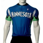 NBA Minnesota Timberwolves Cycling Jersey Short Sleeve