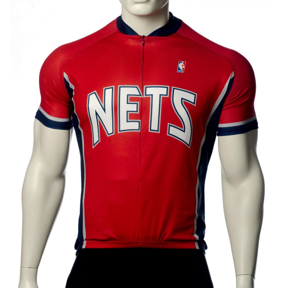 NBA New Jersey Nets Cycling Jersey Short Sleeve