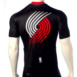 NBA Portland Trail Blazers Cycling Jersey Short Sleeve