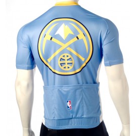 NBA Denver Nuggets Cycling Jersey Short Sleeve