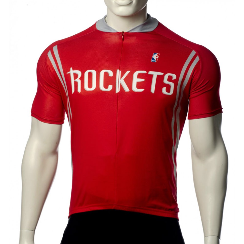 NBA Houston Rockets Cycling Jersey Short Sleeve