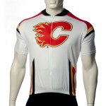 NHL Calgary Flames Cycling Jersey Short Sleeve