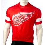 NHL Detroit Red Wings Cycling Jersey Short Sleeve