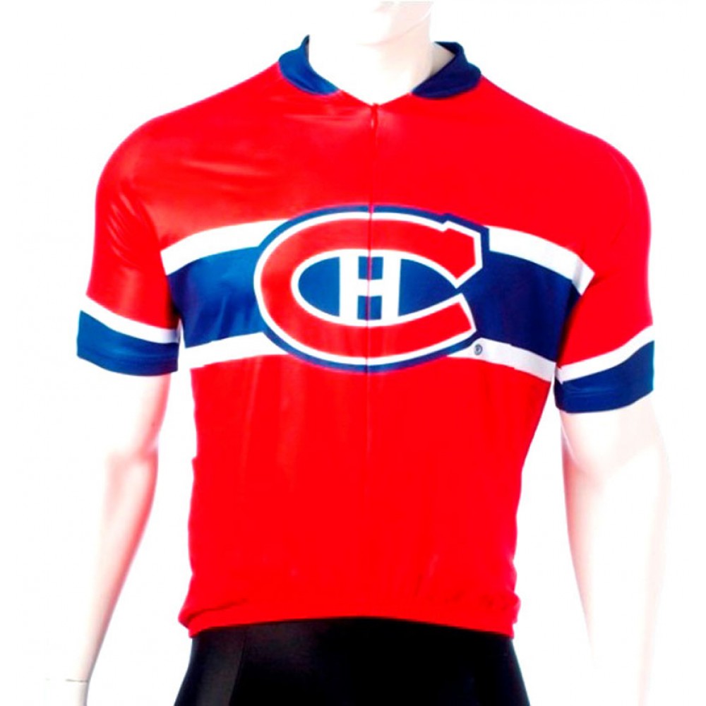 NHL Montreal Canadiens Cycling Jersey Short Sleeve