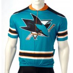 NHL San Jose Sharks Cycling Jersey Short Sleeve