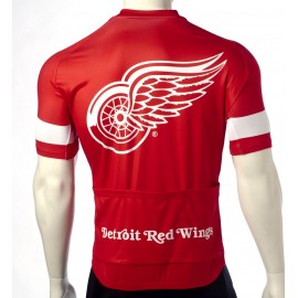 NHL Detroit Red Wings Cycling Jersey Short Sleeve