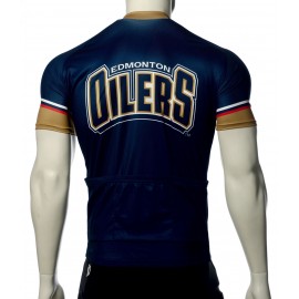 NHL Edmonton Oilers Cycling Jersey Short Sleeve