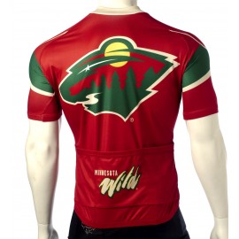 NHL Minnesota Wild Cycling Jersey Short Sleeve