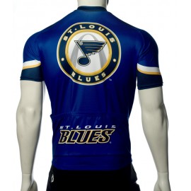 NHL St. Louis Blues Cycling Jersey Short Sleeve